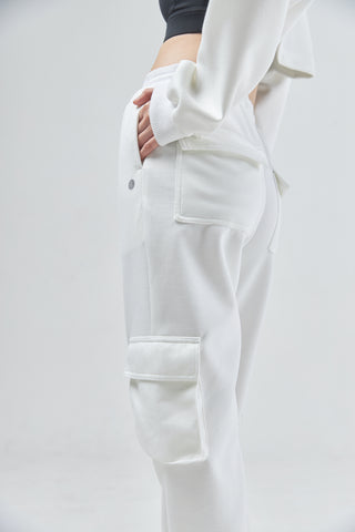 Sway Jogger in White (L,LAST PIECE)