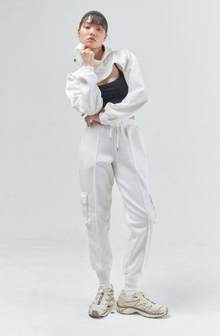 Sway Jogger in White (L,LAST PIECE)