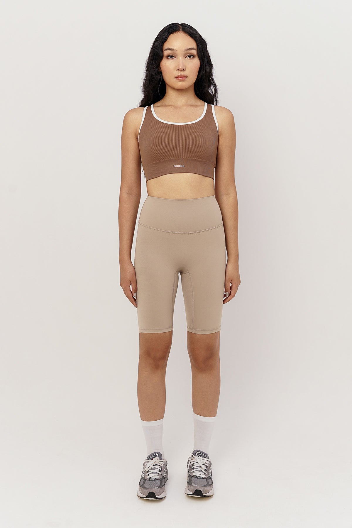 Option Biker Short in Khaki