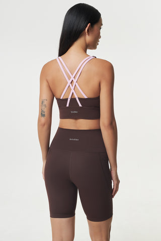 Mantra Bra in Pink Espresso
