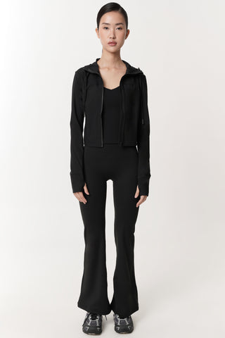 Lightweight Cropped Jacket in Black