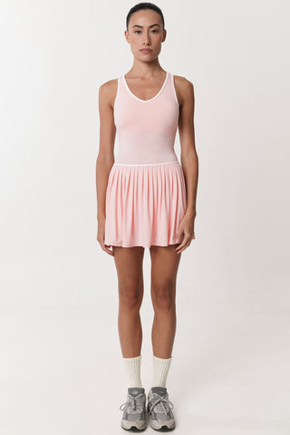 Limitless Contrast Dress in Rose