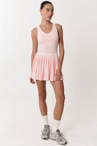 Limitless Contrast Dress in Rose