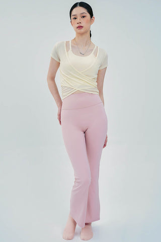 Performance Two Pieces Bra Top In Ivory