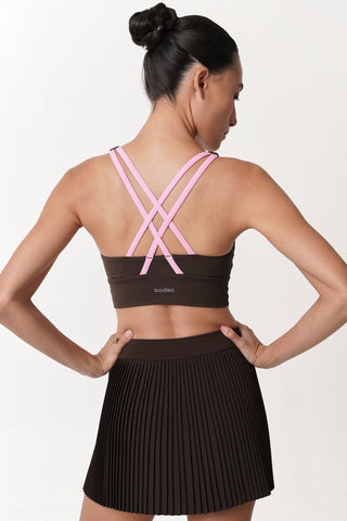 Mantra Bra in Pink Espresso