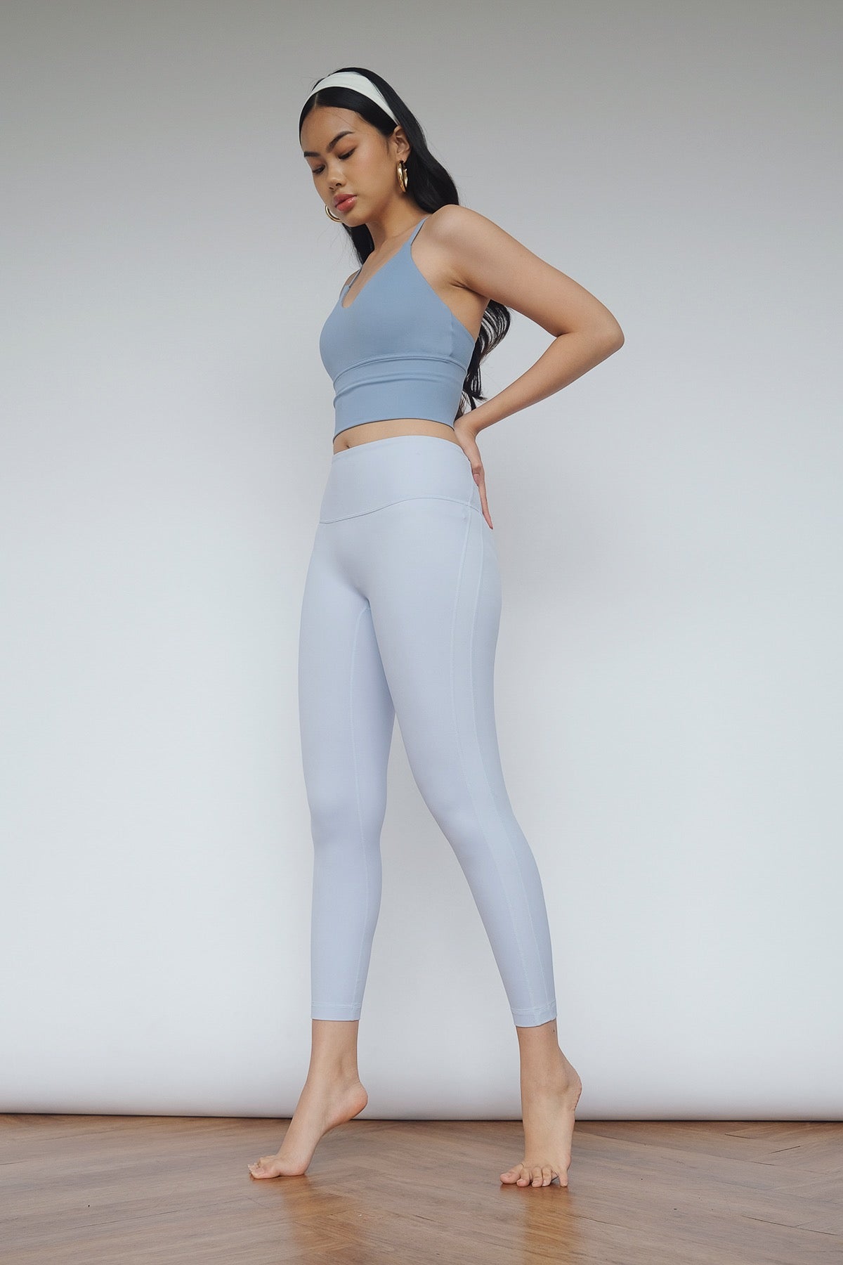 Rumi Singlet Bra In Sky Blue (Restock)