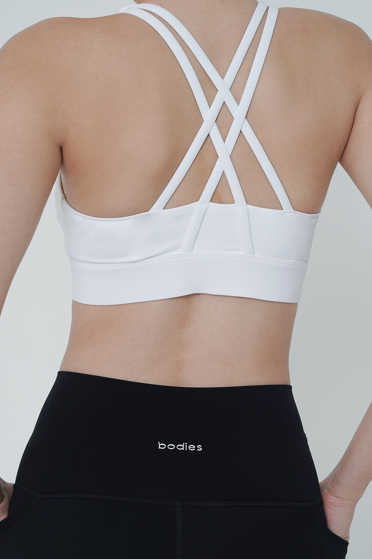 Zip Bra in White (Restock)