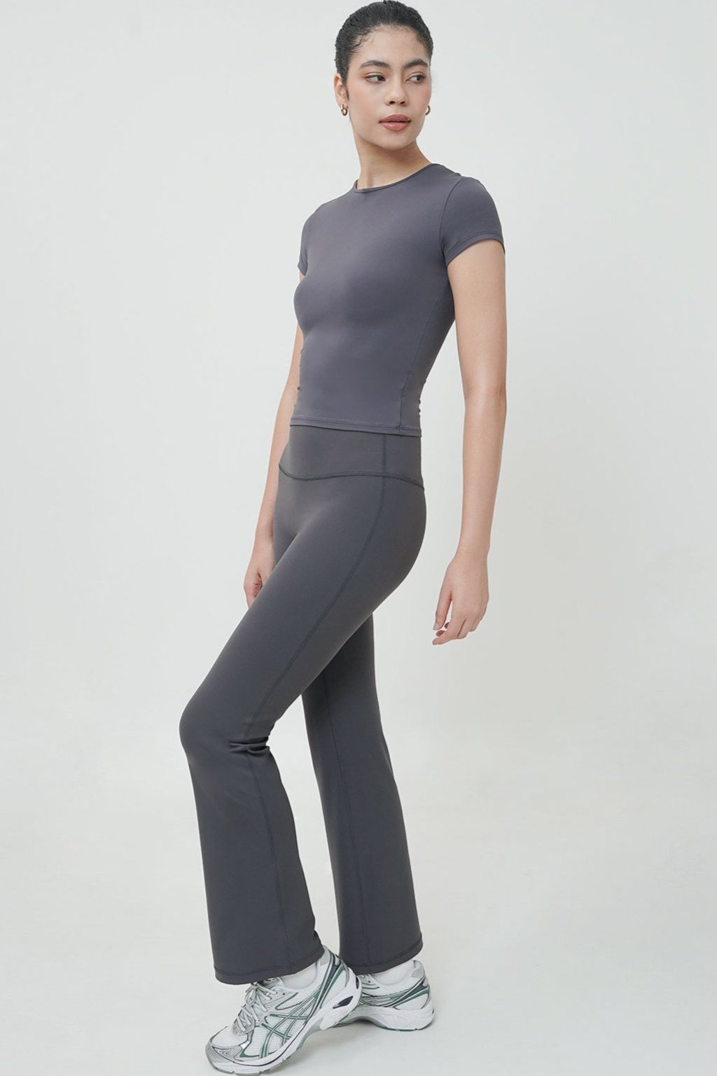 Ultralite Flare Pants in Graphite Grey