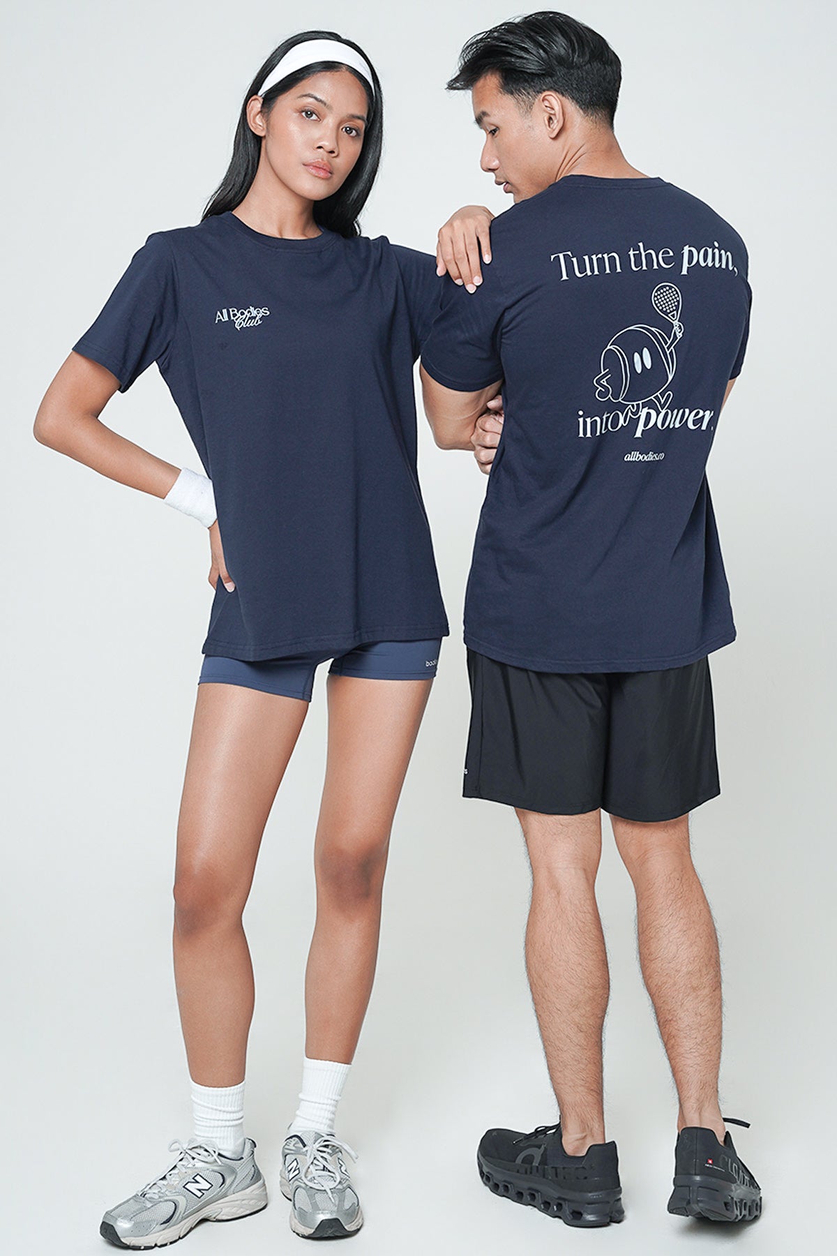 All Bodies Club Unisex T-shirt in Navy