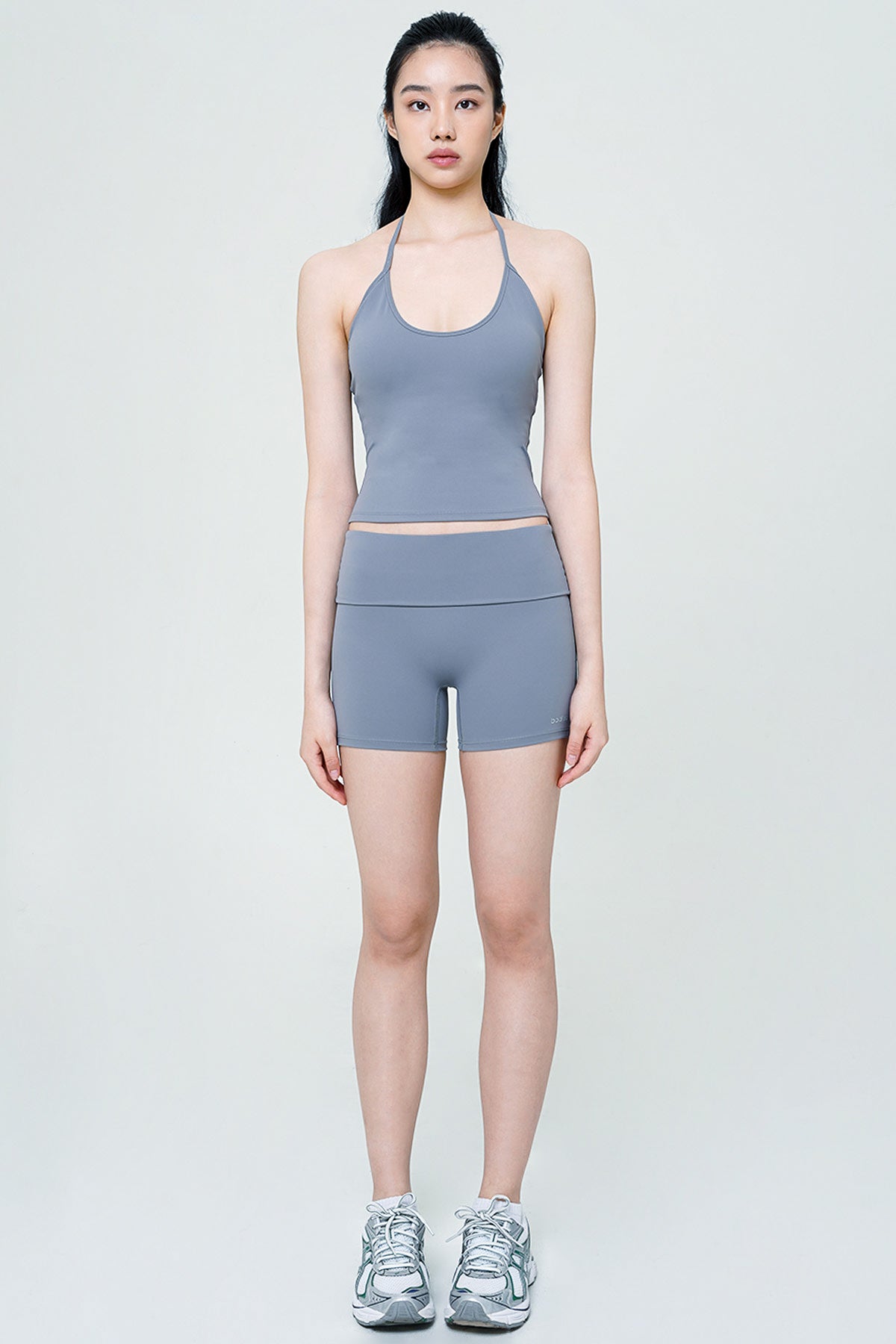 Scoop Halter Top in Dark Grey (Last Pieces)