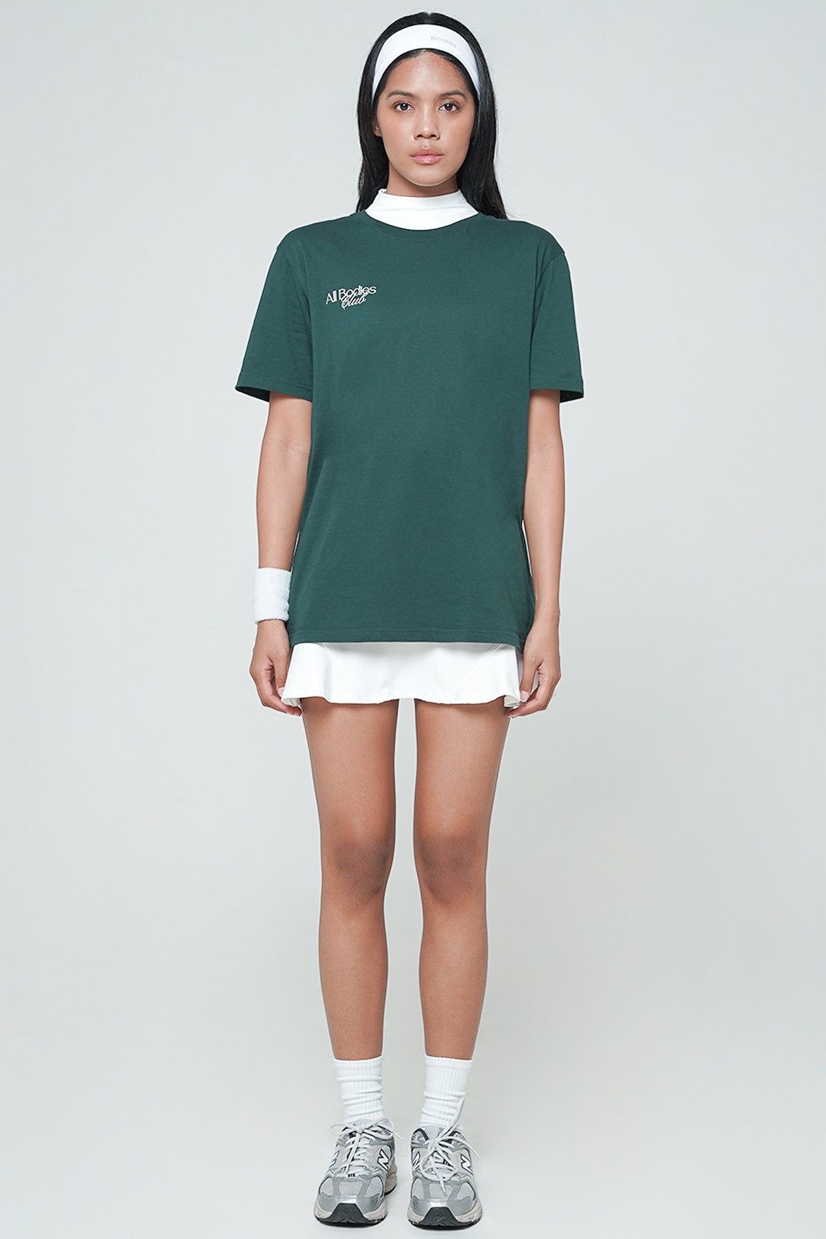 All Bodies Club Unisex T-shirt in Deep Green