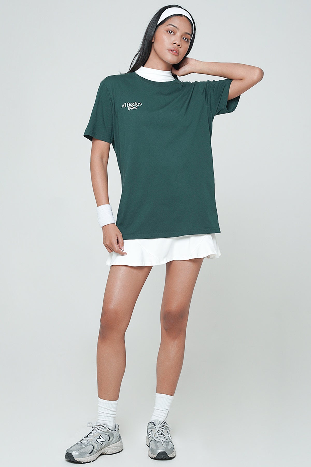 All Bodies Club Unisex T-shirt in Deep Green