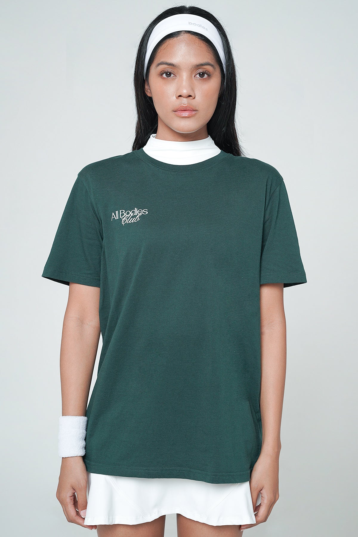 All Bodies Club Unisex T-shirt in Deep Green