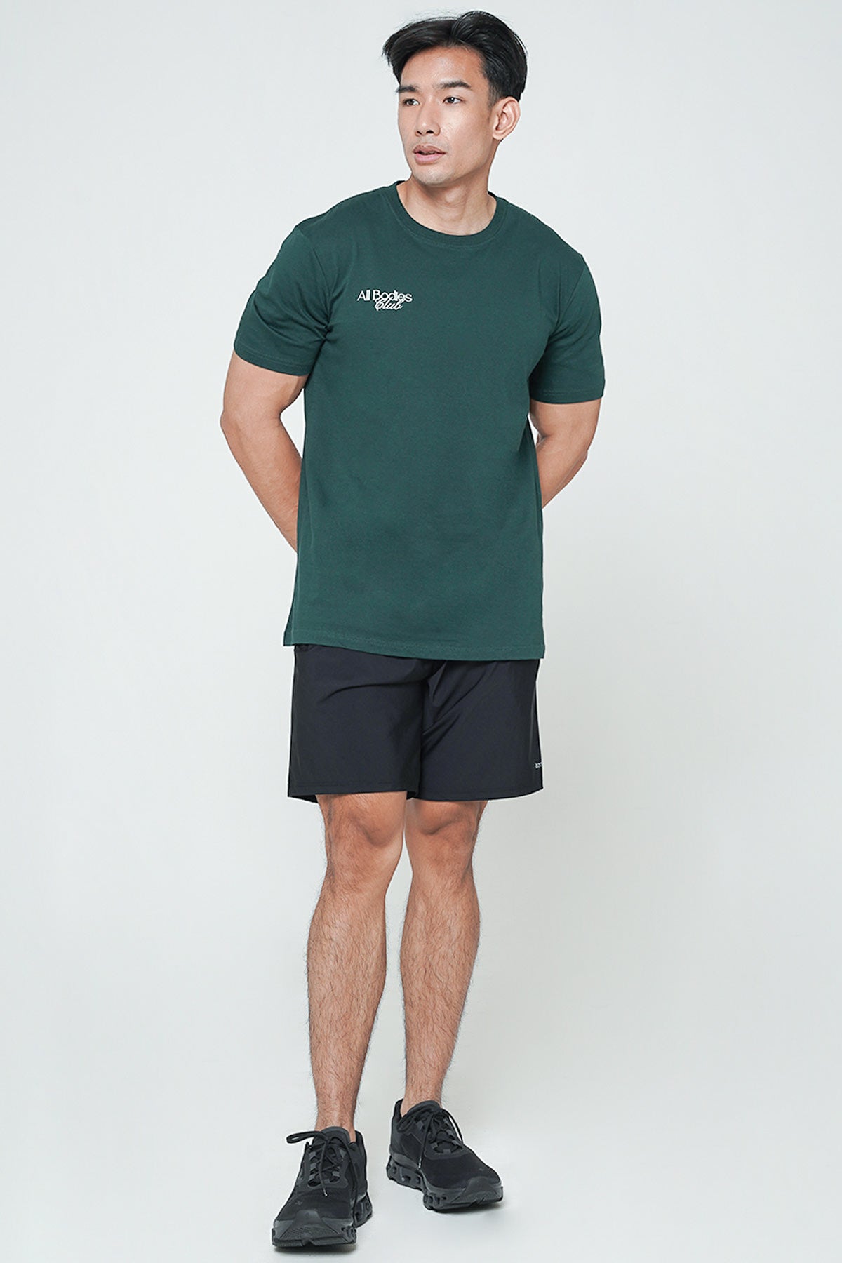 All Bodies Club Unisex T-shirt in Deep Green