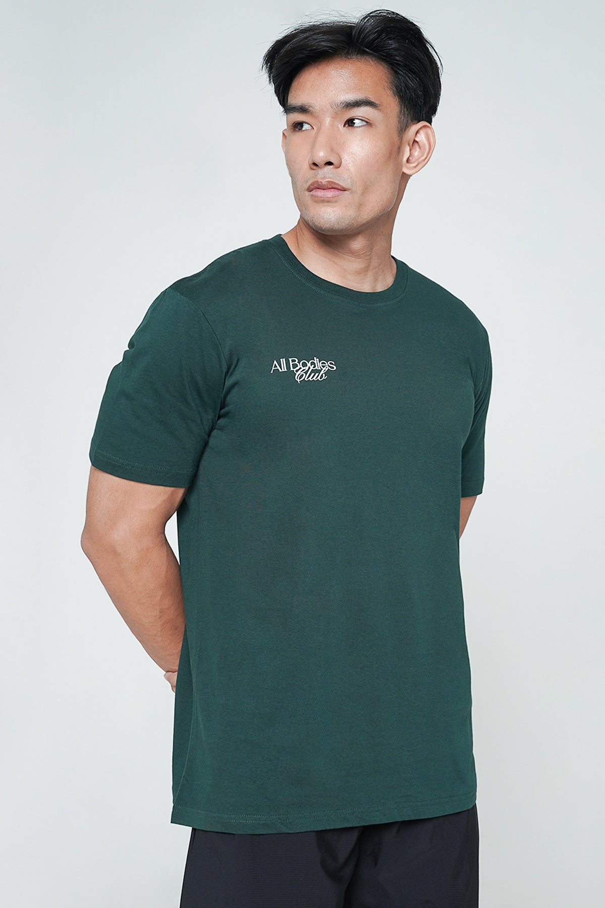 All Bodies Club Unisex T-shirt in Deep Green