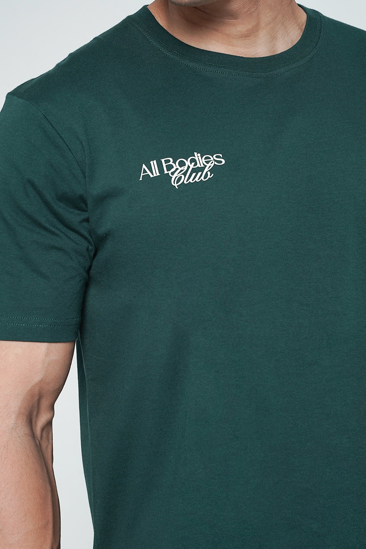 All Bodies Club Unisex T-shirt in Deep Green