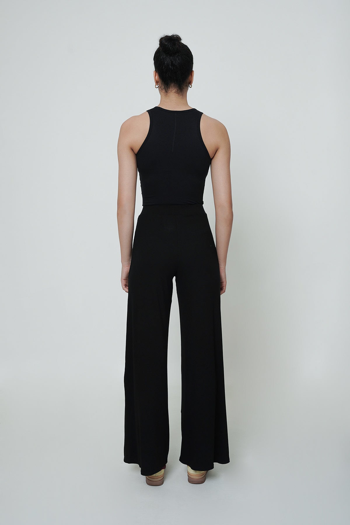 Comfort Ribbed Pants in Black (Restock)