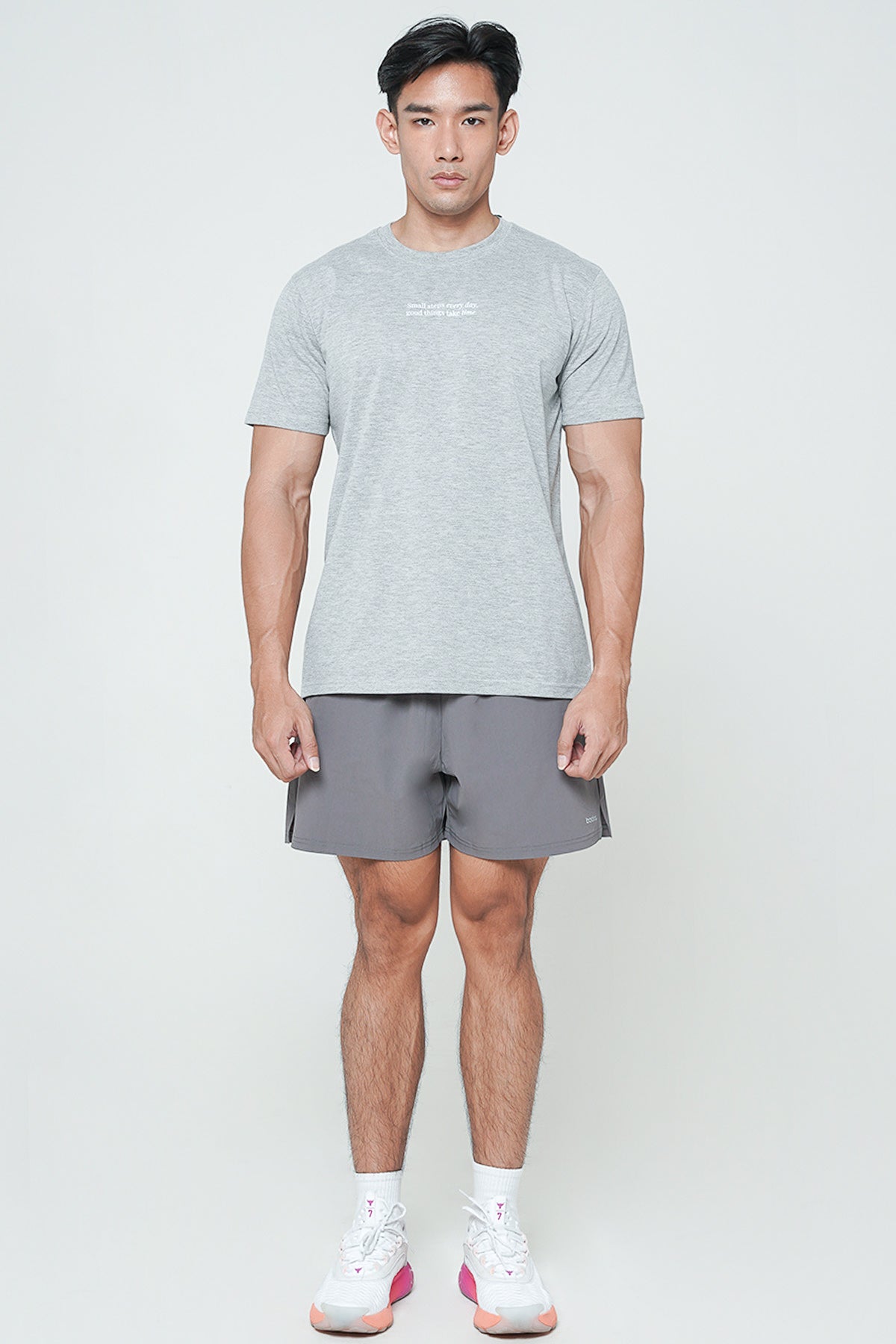 Bodies Padel Club Unisex T-shirt in Misty Grey