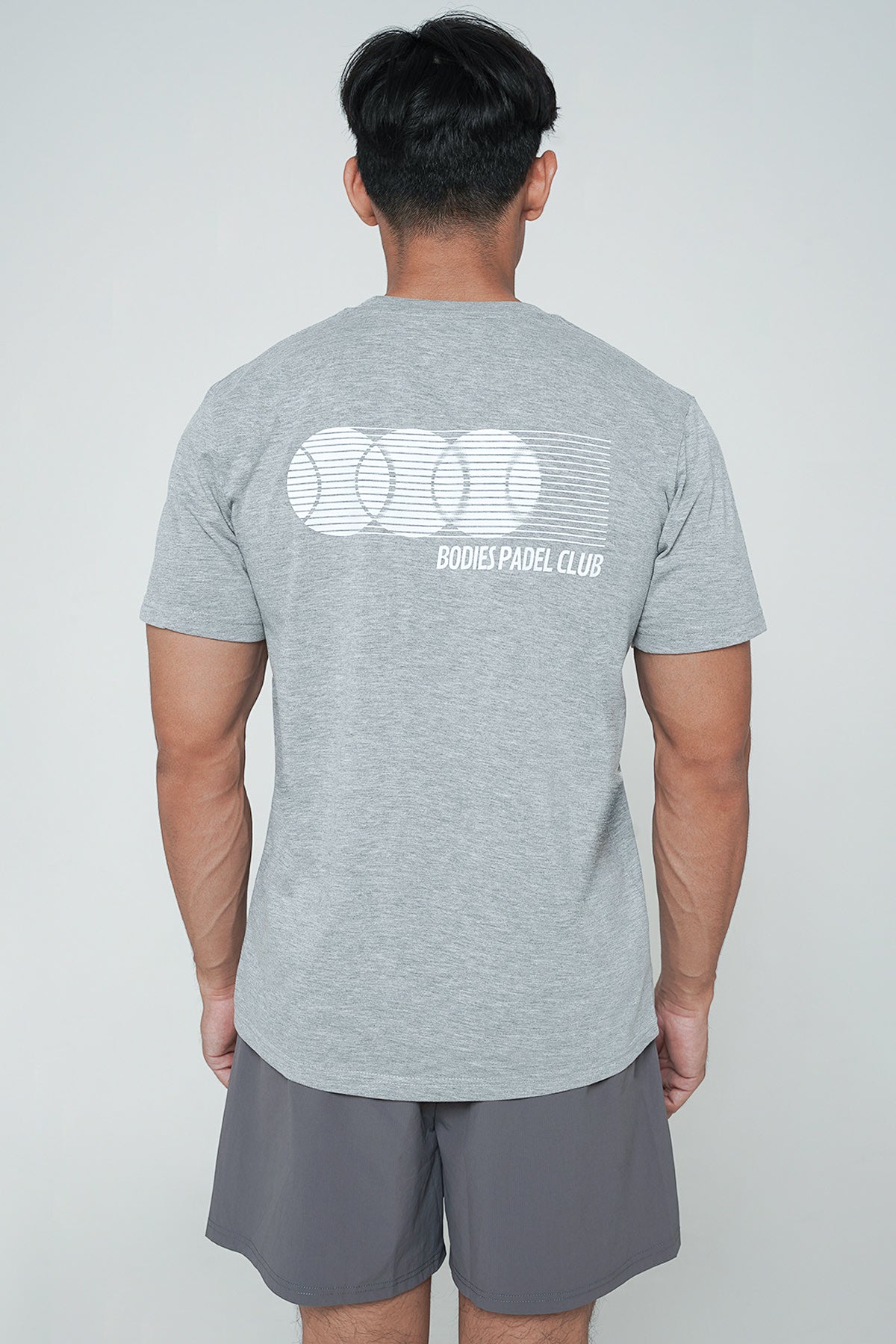 Bodies Padel Club Unisex T-shirt in Misty Grey