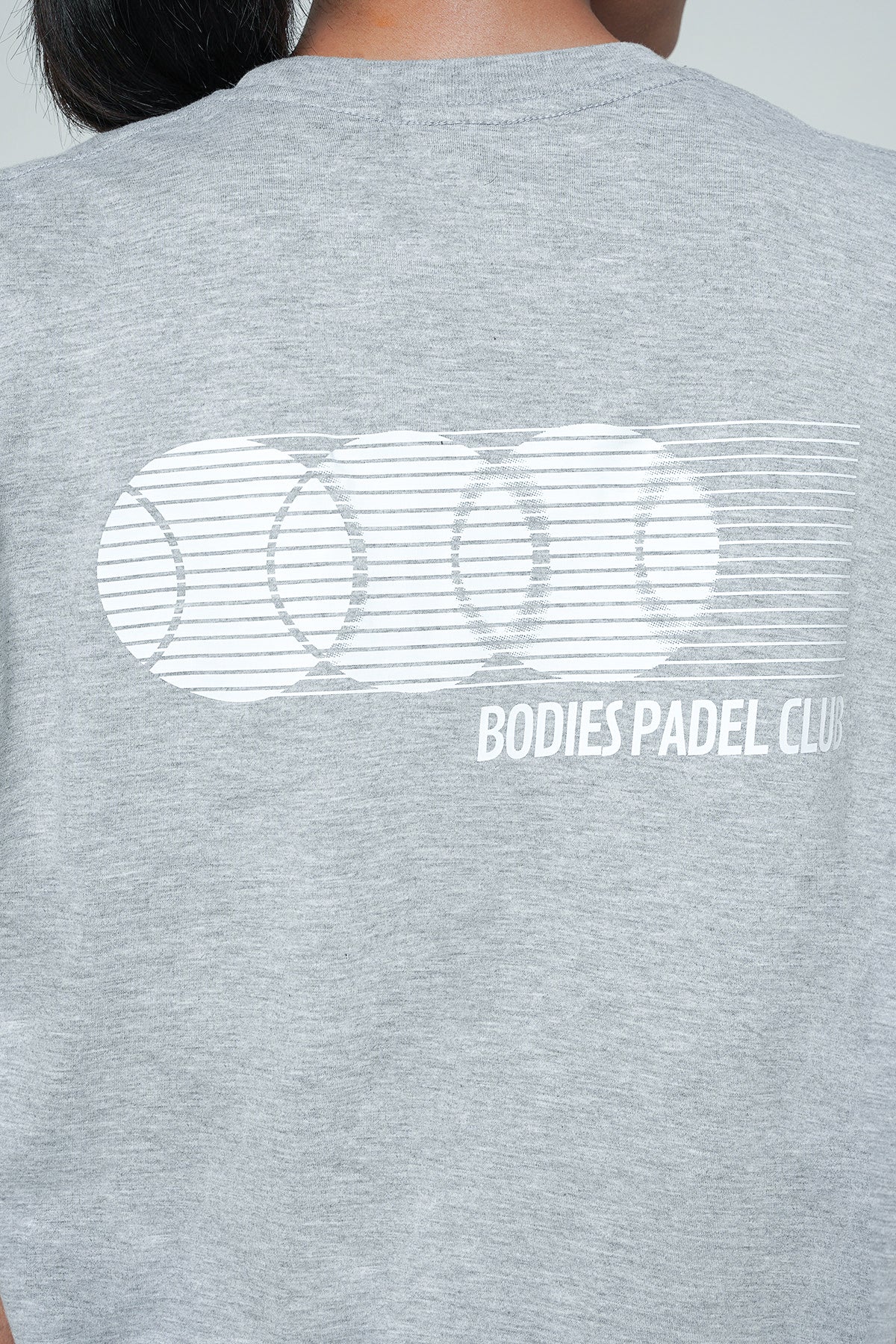 Bodies Padel Club Unisex T-shirt in Misty Grey