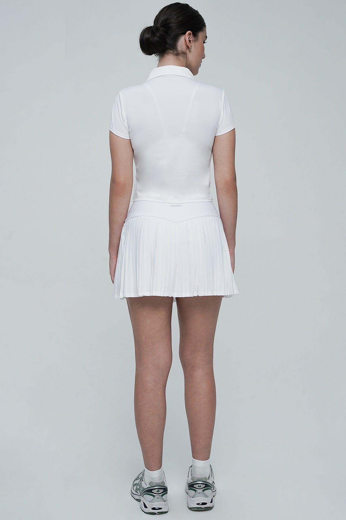 Lavish Pleated Tennis Skirt in White