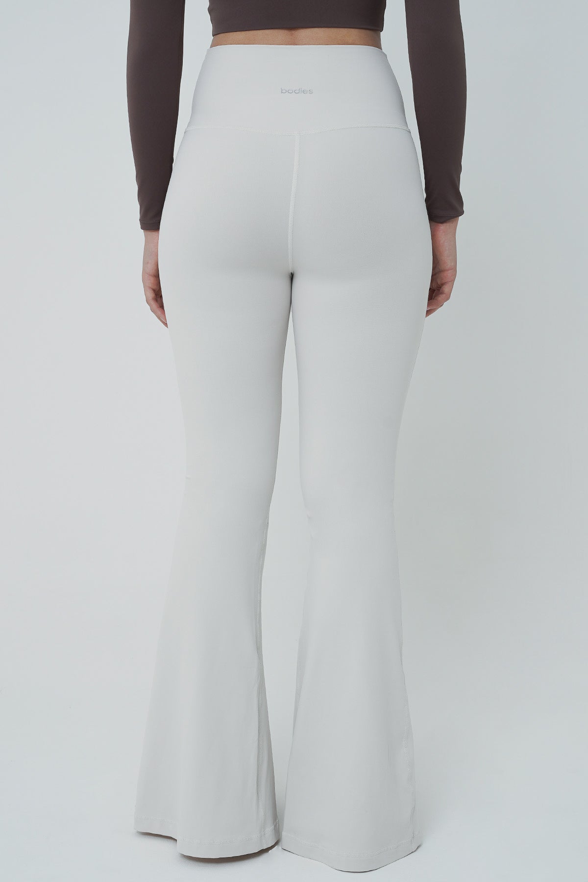 Ideal Slit Flare Pants in Eggshell