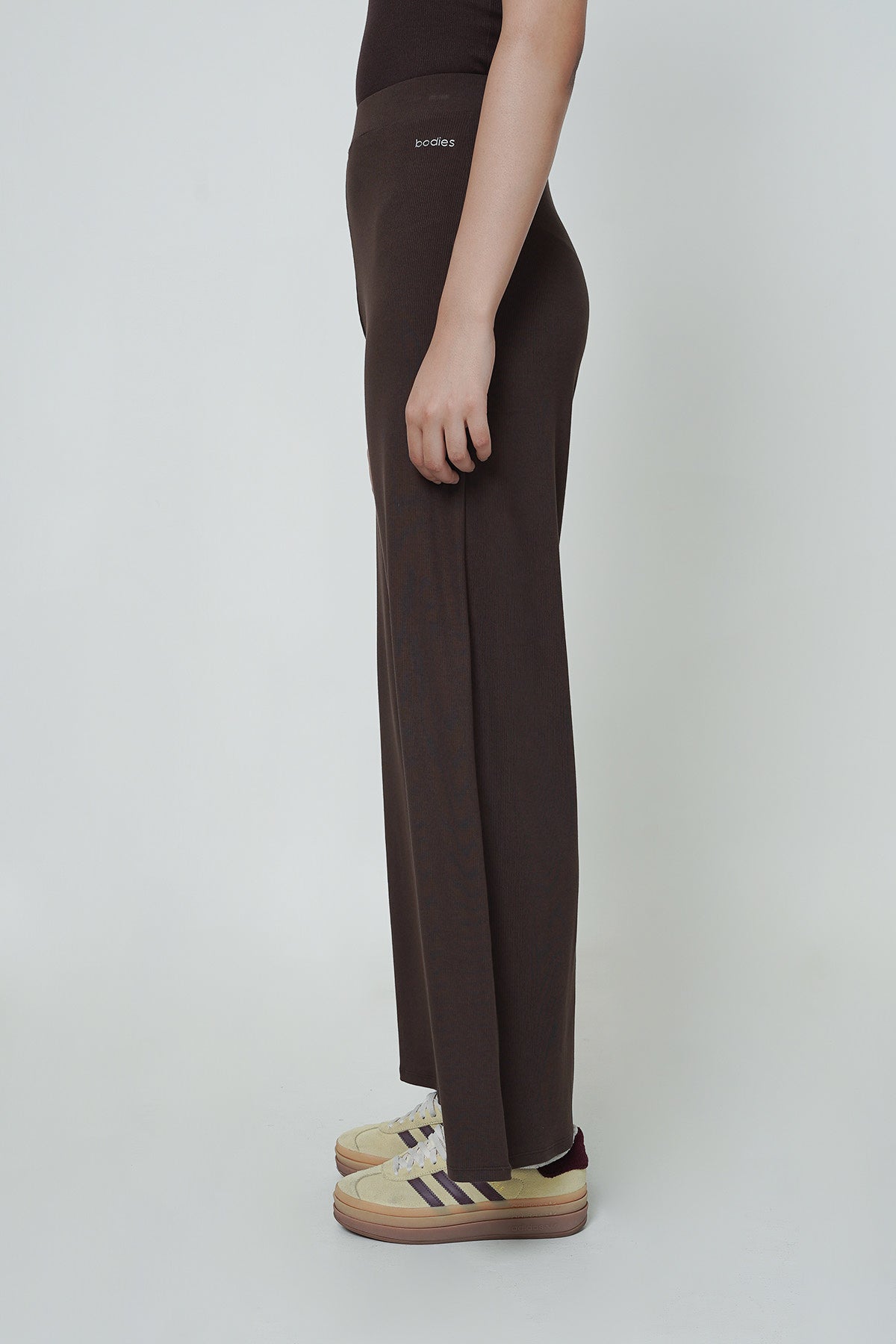 Comfort Ribbed Pants in Espresso (Restock)