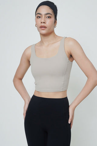 Charmed Bra Top in Khaki