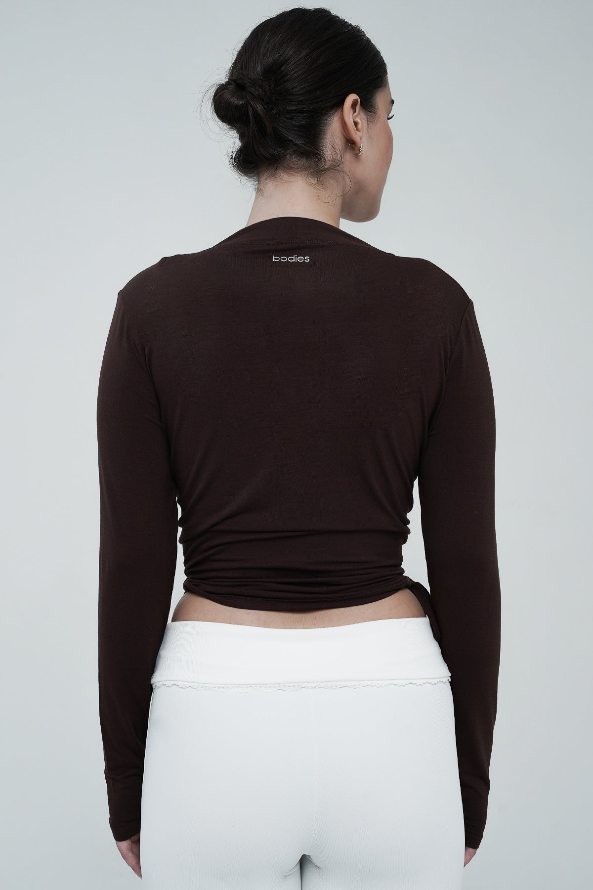 Sierra Wrap Top in Espresso