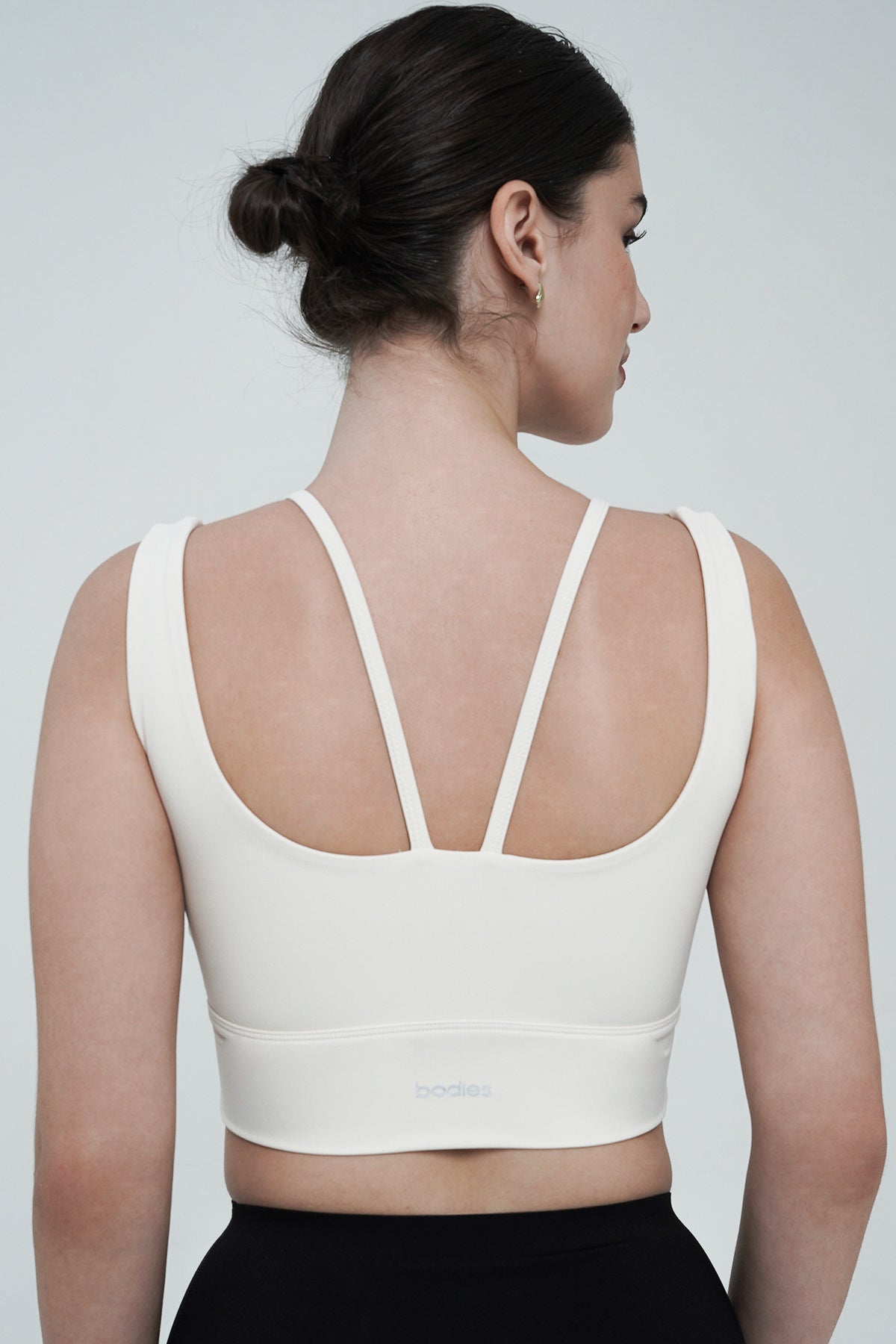 Iso Double Layered Bra in Light Ivory