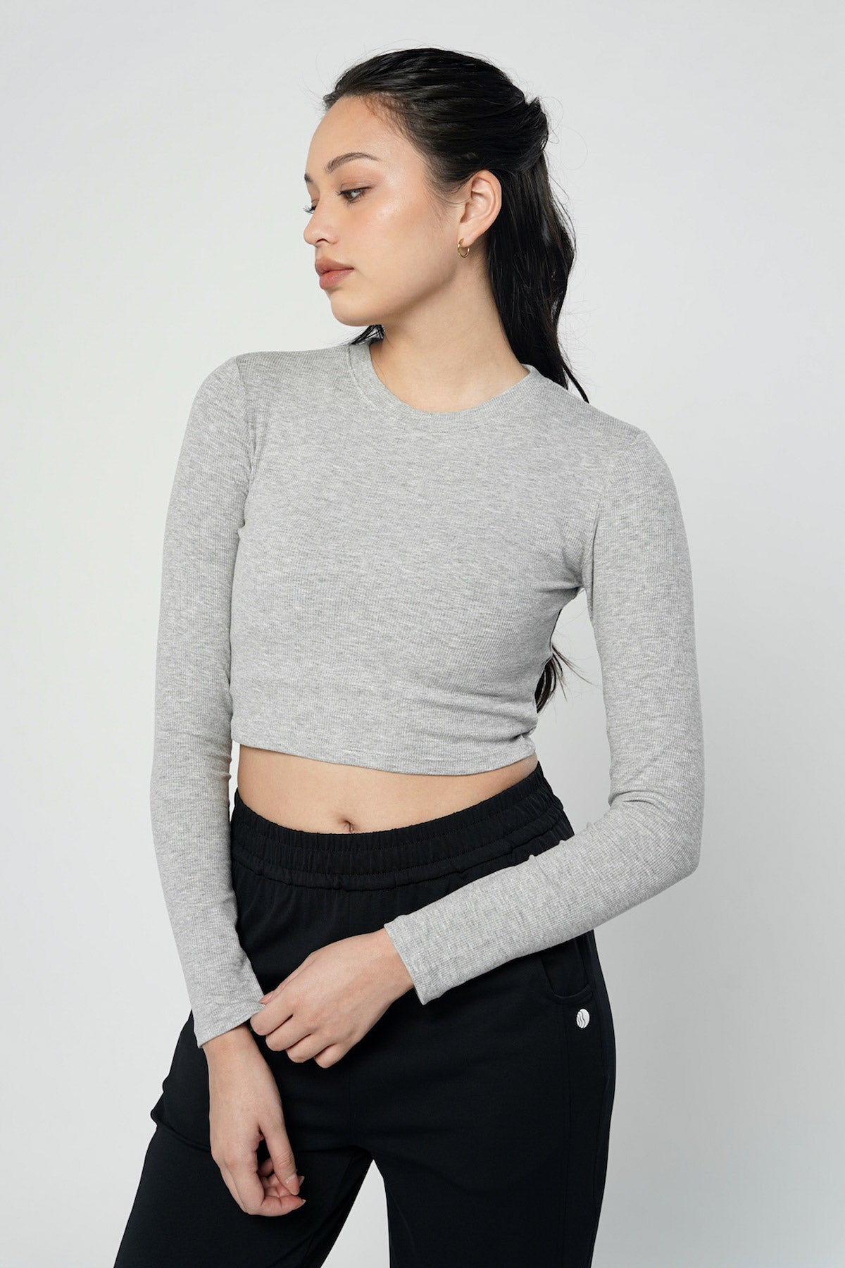 Warmth Long Sleeve Top In Grey (XS LEFT)