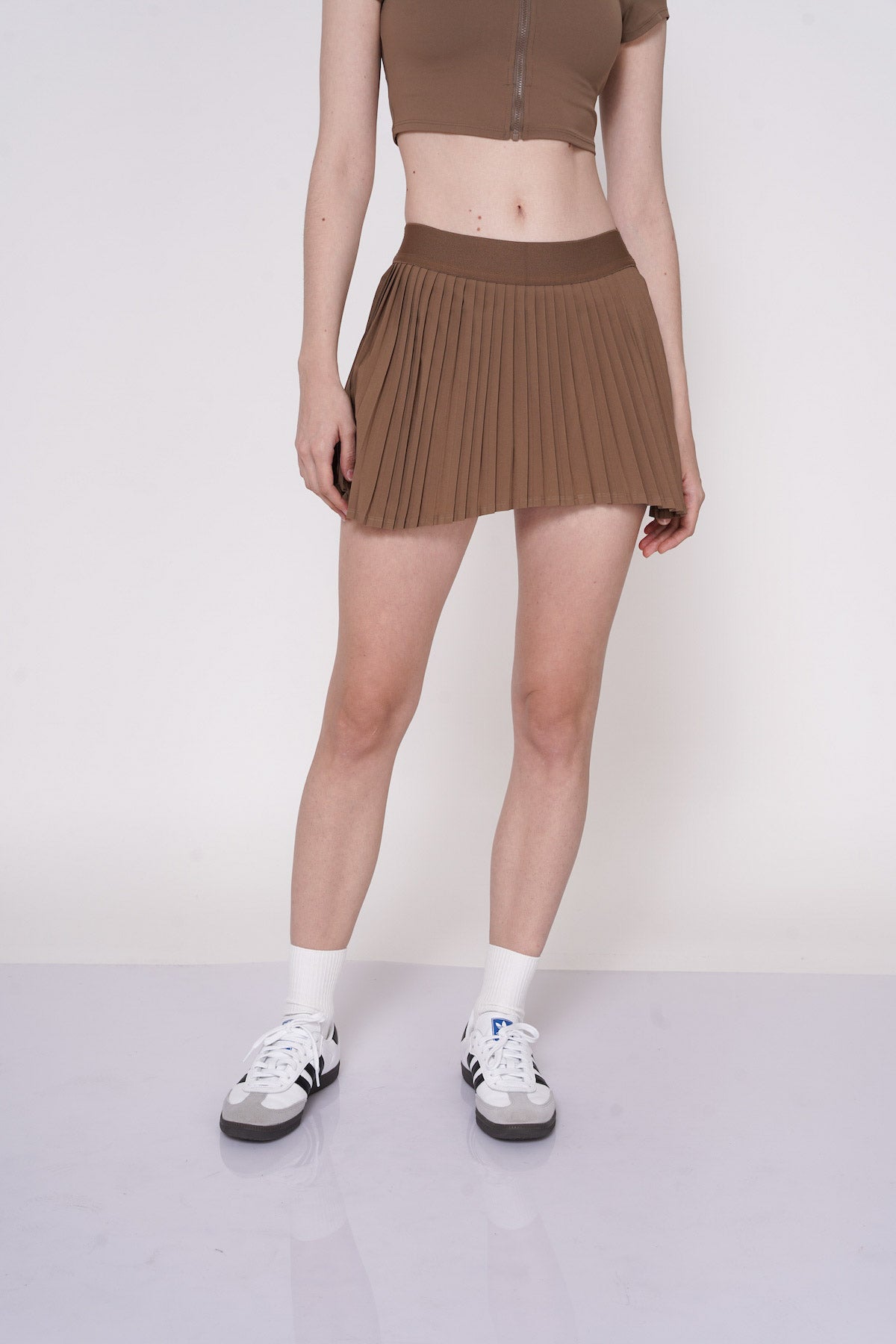 Jade Tennis Skirt in Khaki