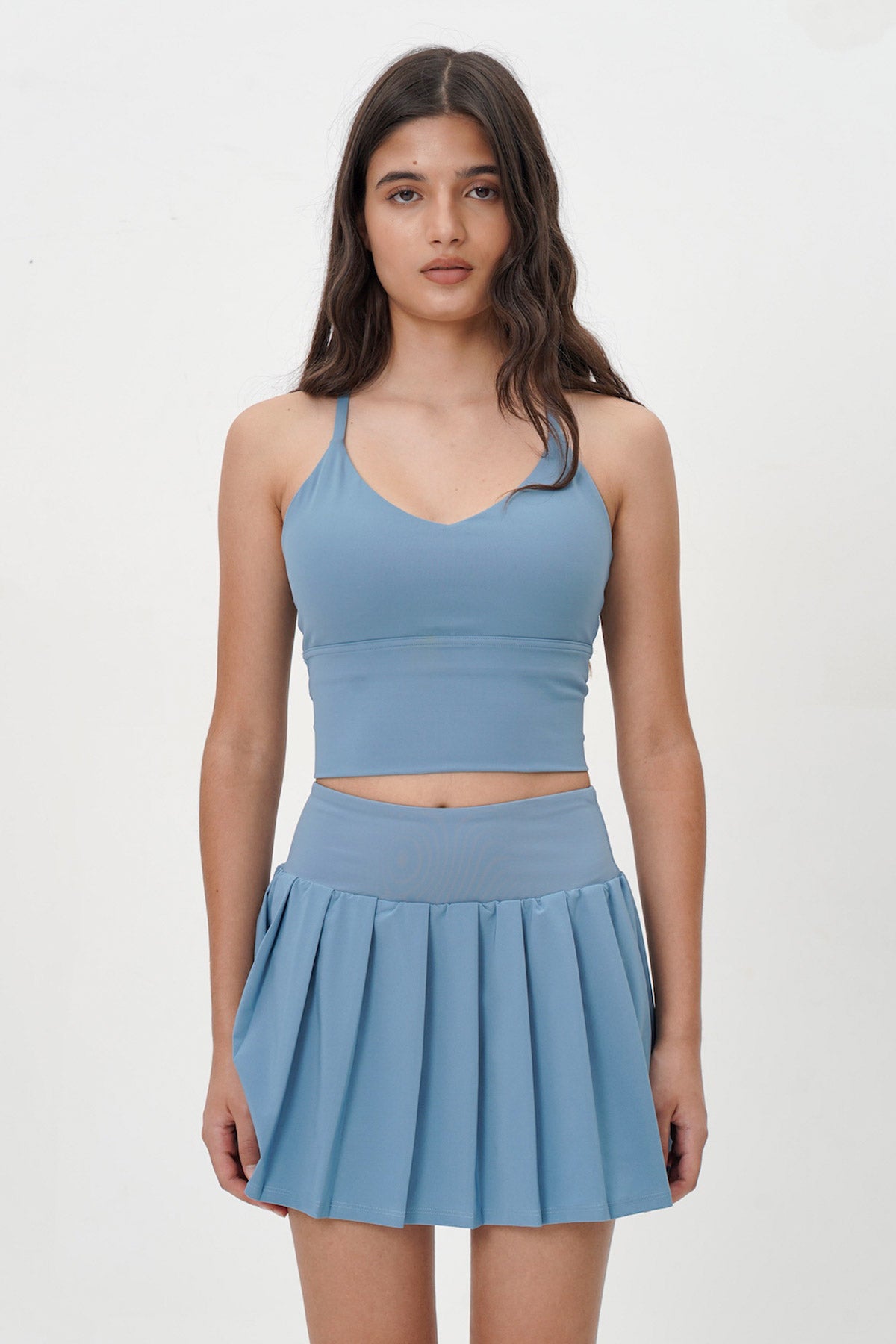 Ace Tennis Skirt In French Blue