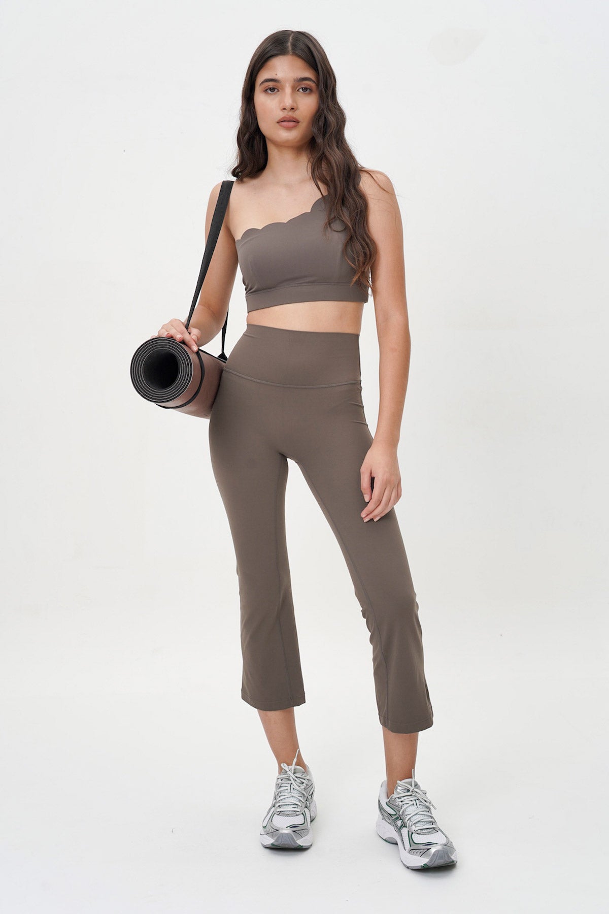 Clarity Flare Pants In Taupe
