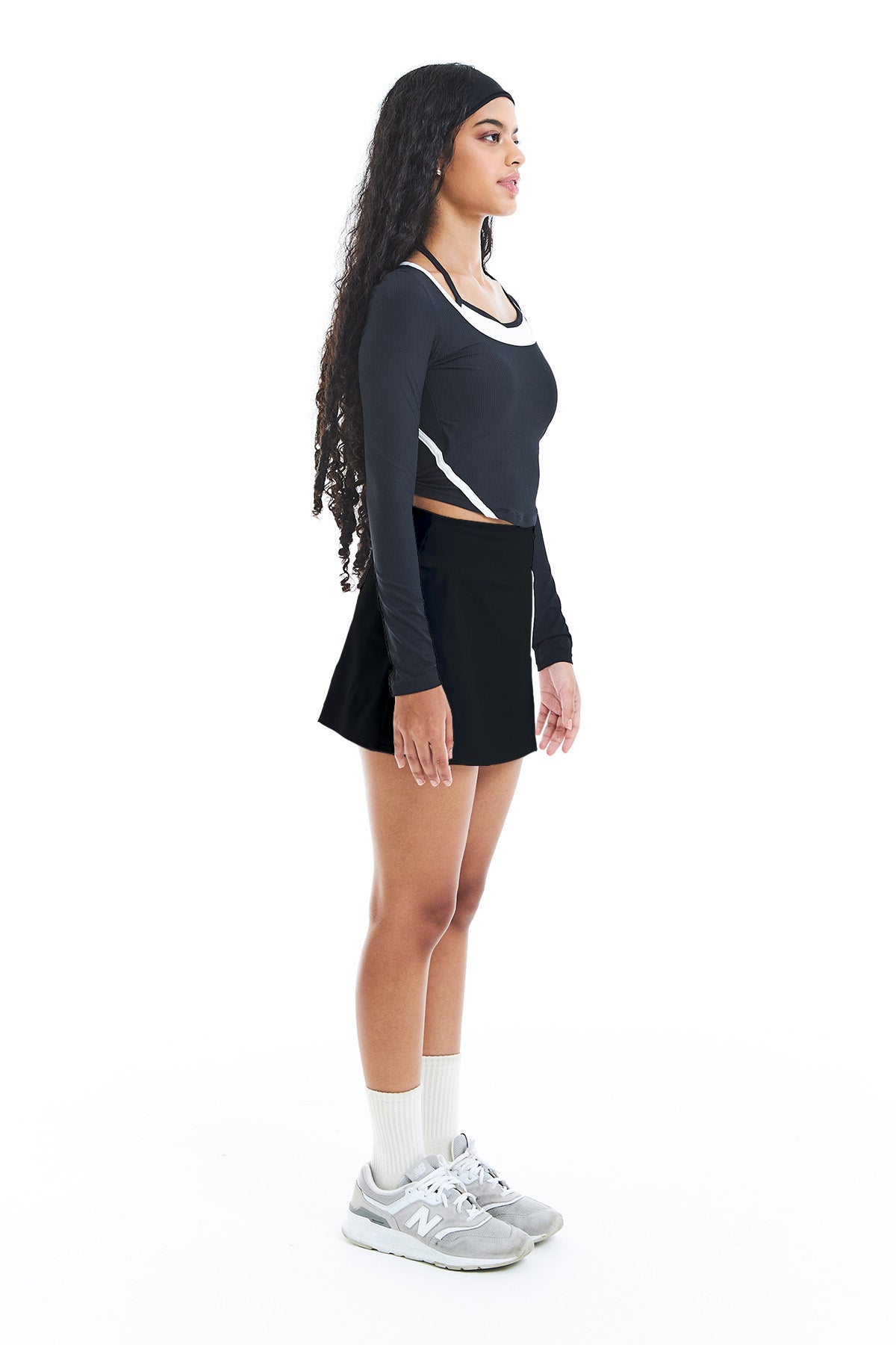 Swish Skirt in Black (2XS LEFT)