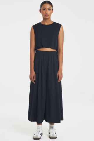 Fluff Tank Top in Black