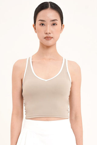 Radiant Bra Top in Khaki