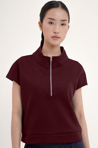 Snuggle Top In Burgundy Wine