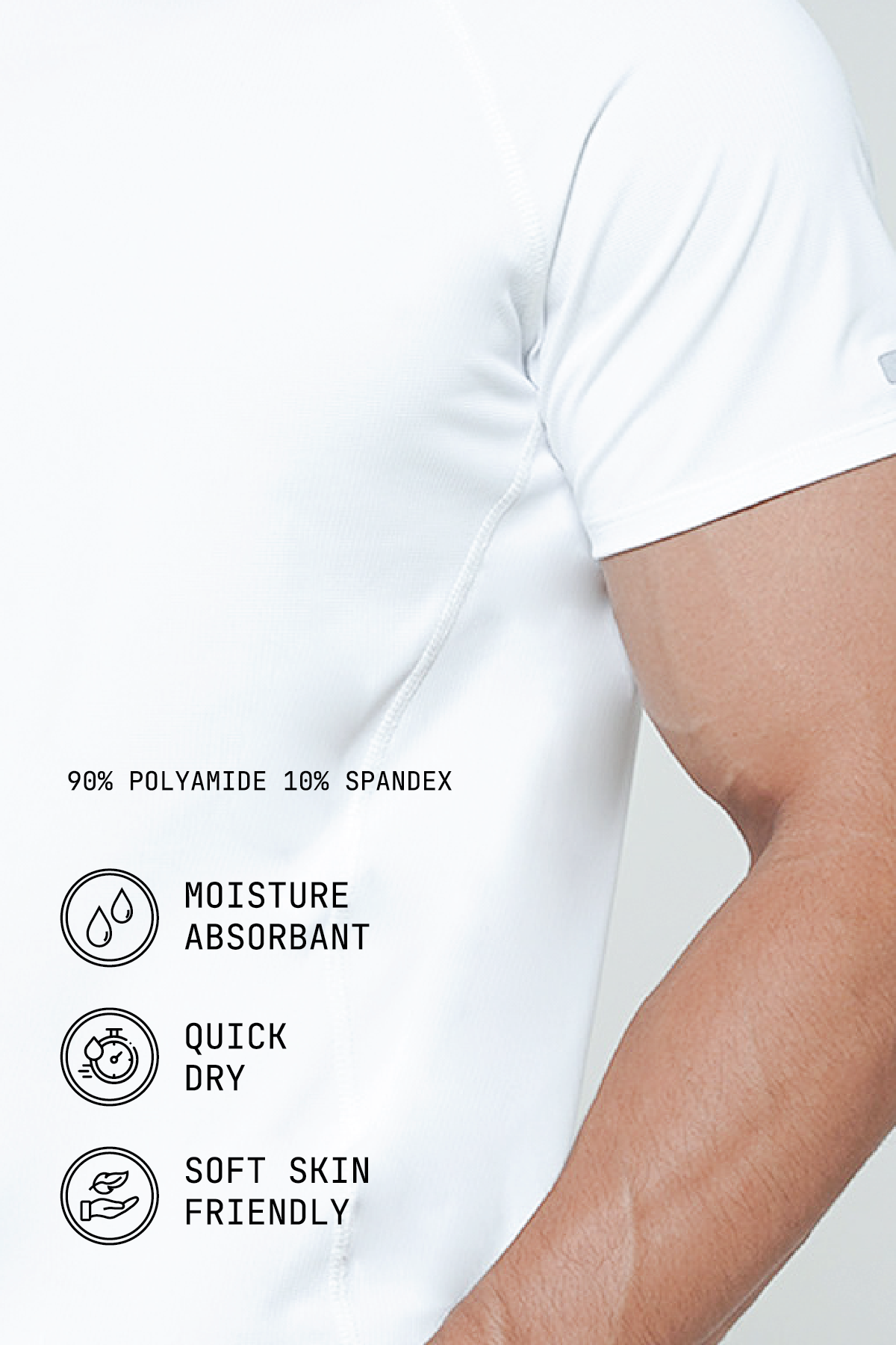 Rally Quick-Dry Shirt in White