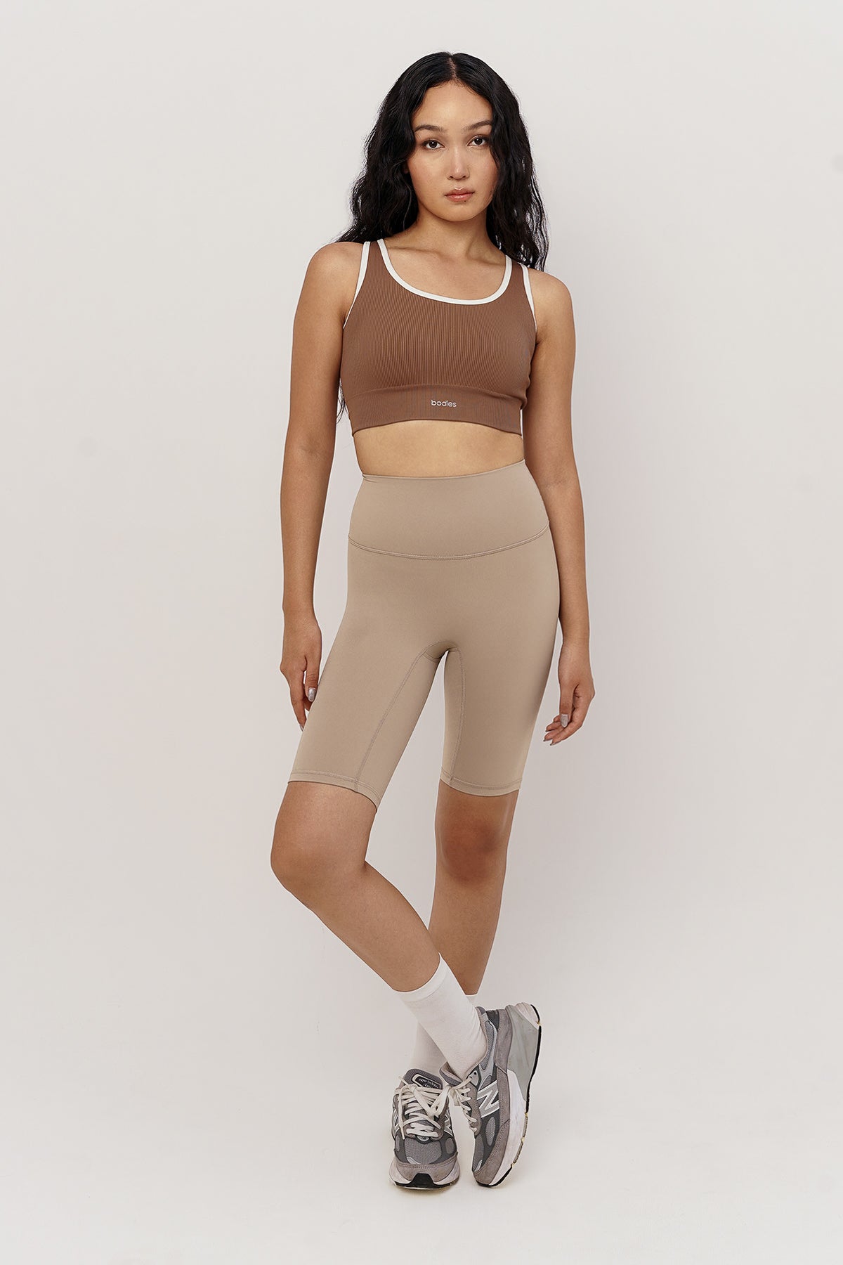 Option Biker Short in Khaki