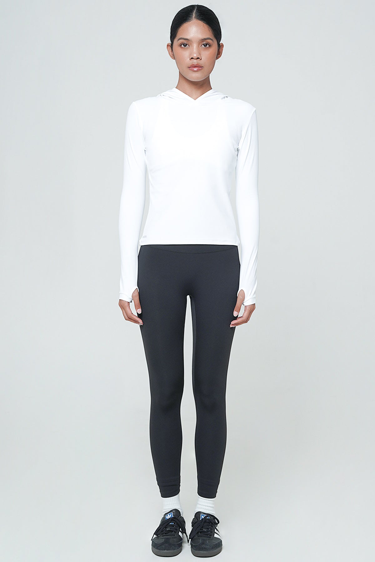 Fond Long Sleeve Top in White