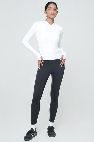 Fond Long Sleeve Top in White