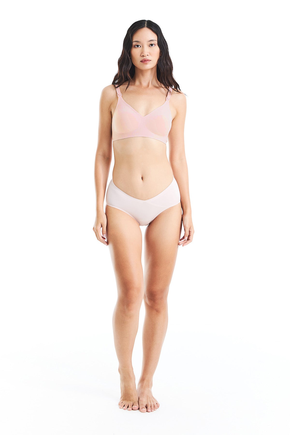 Seamless Nursing Bra in Skin (M LEFT)