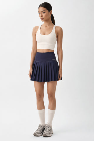 Match Point Skirt in Navy