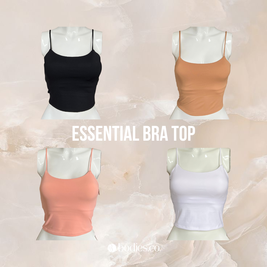 Essential bra top in Pastel Pink (1 L LEFT)