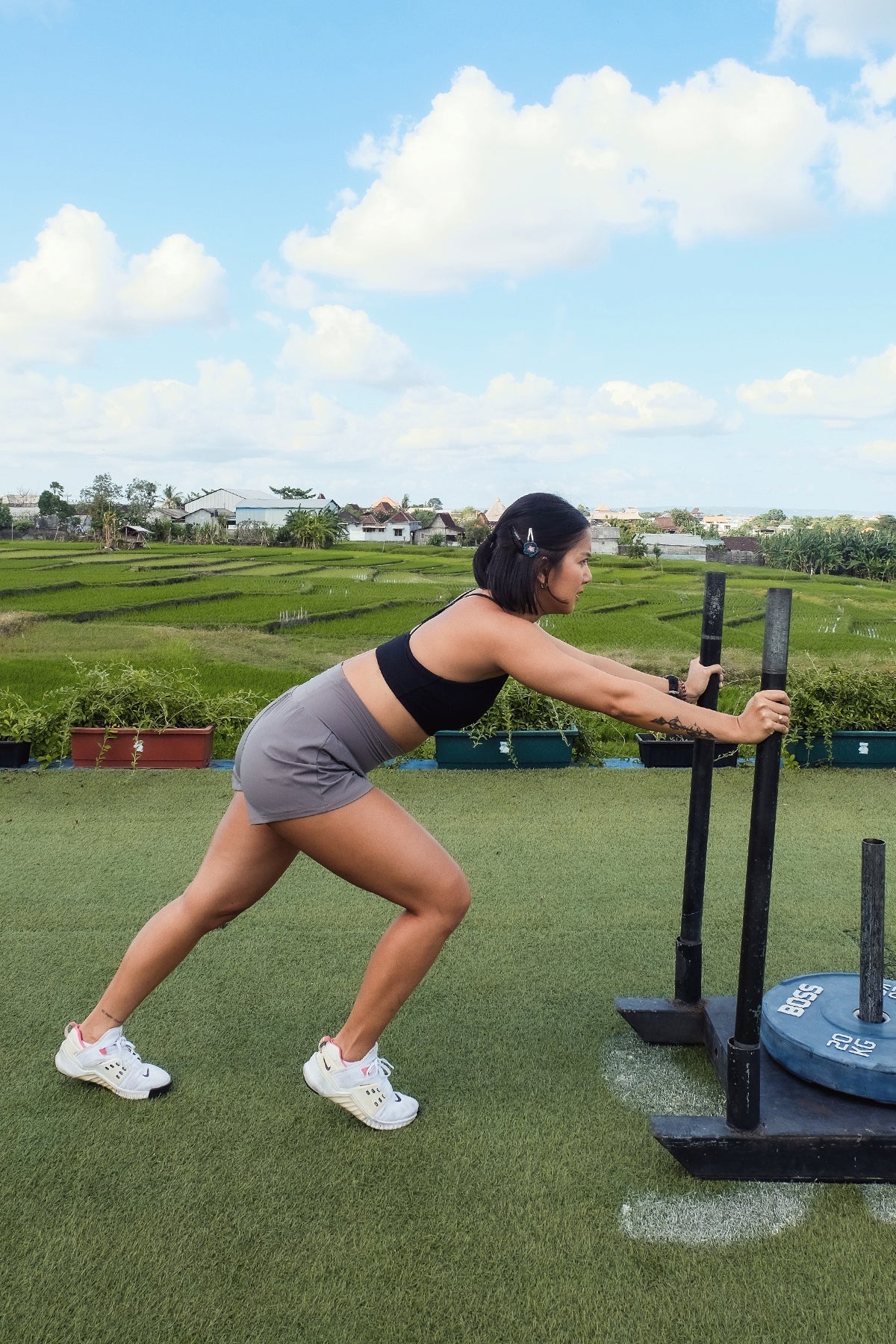 Selva Running Shorts In Grey (Bestseller) (XS LEFT)