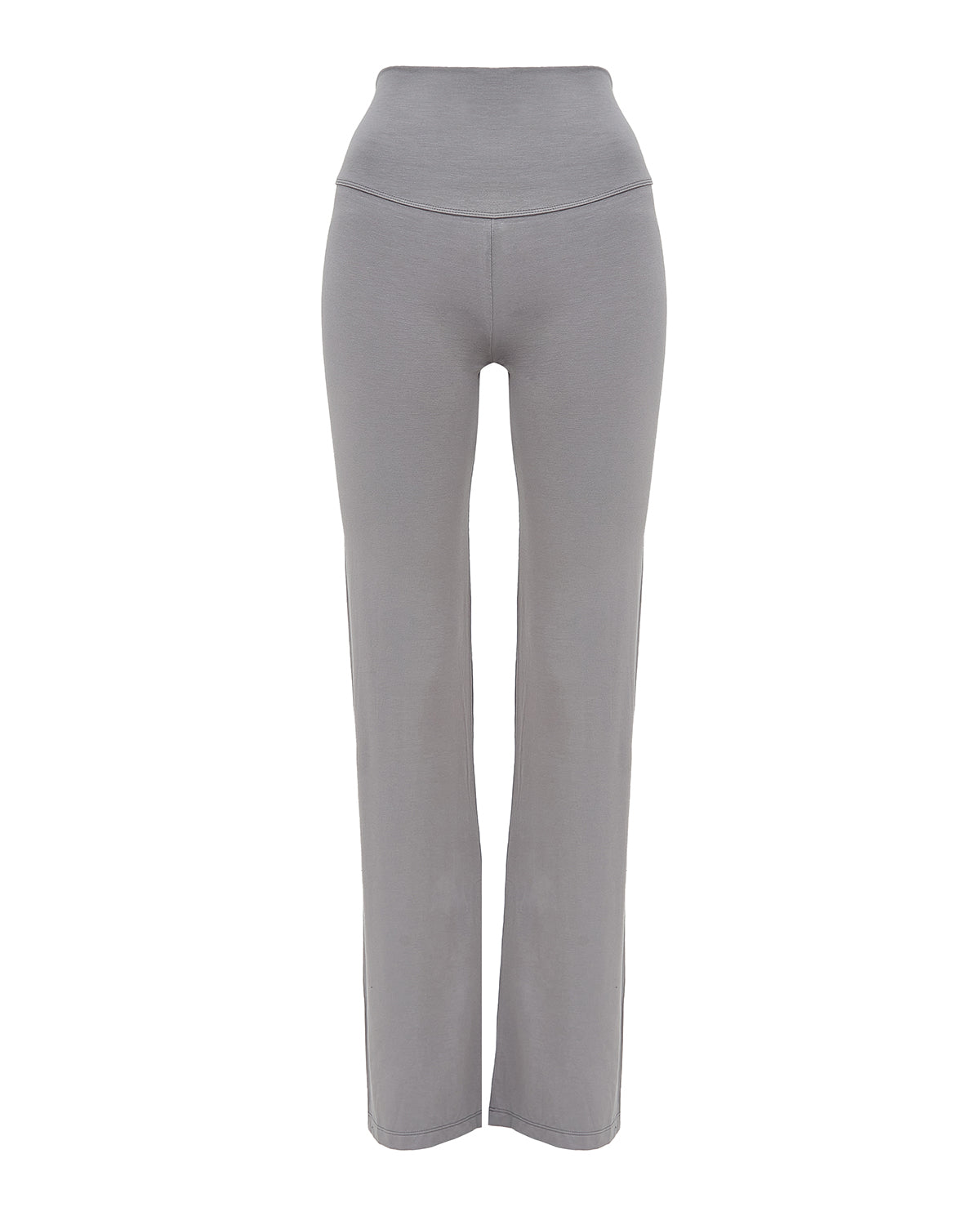 Basic Flare Pants in Stone Grey