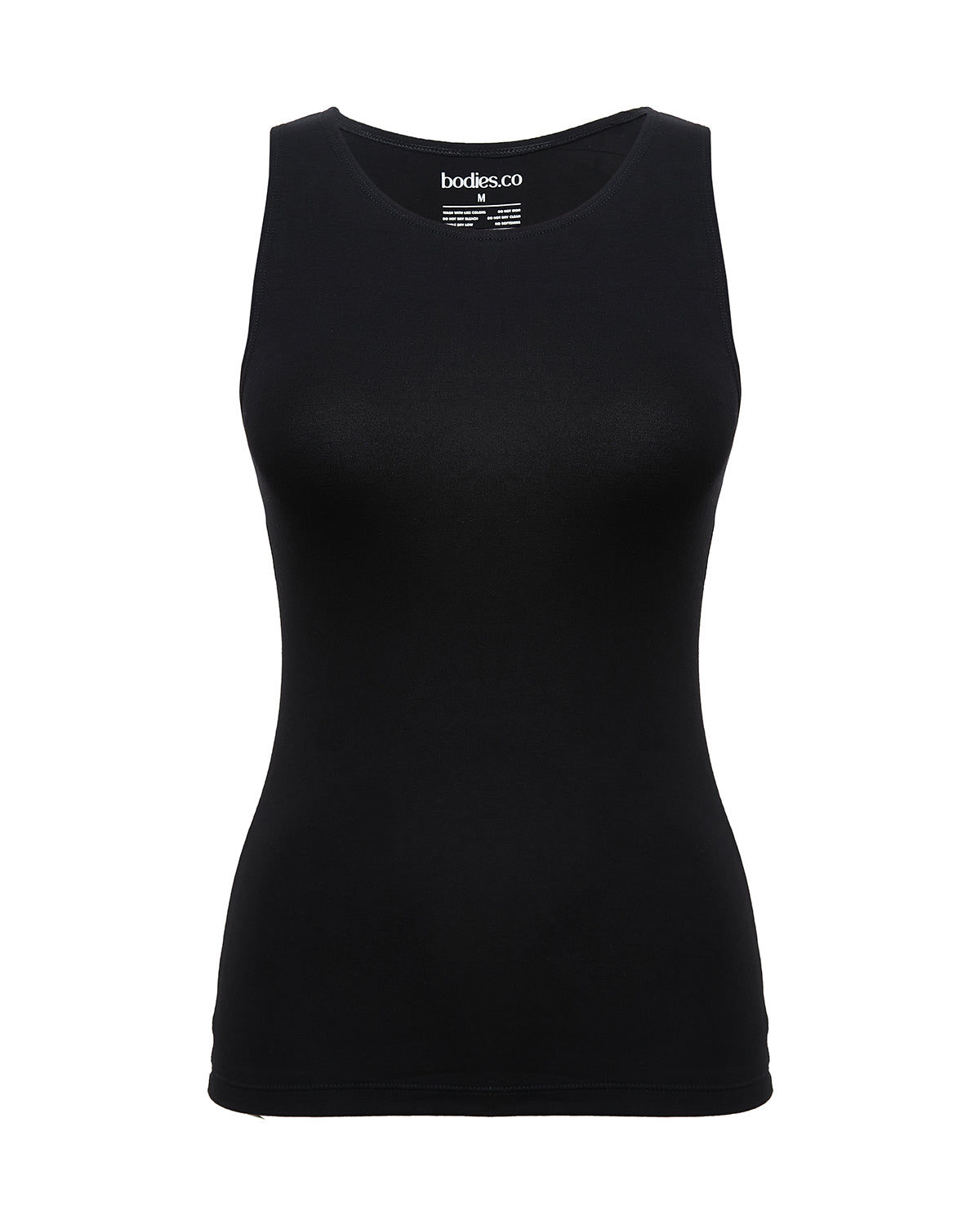 Basic Racer Tank in Black