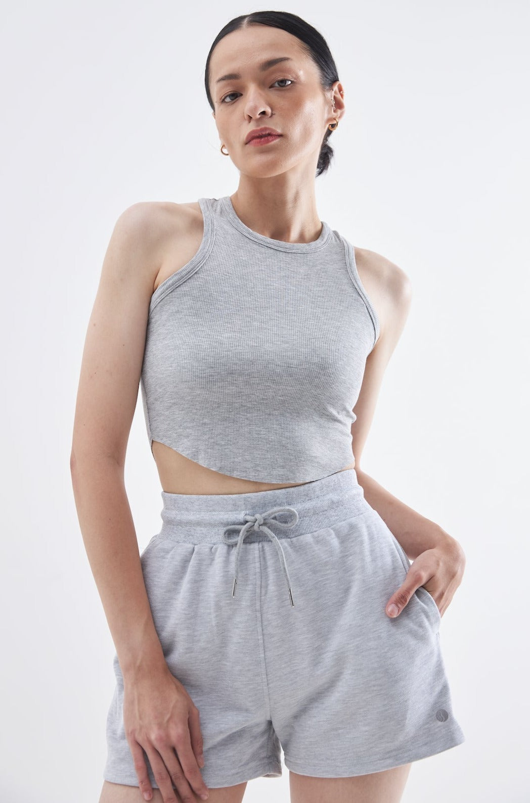 Comfy Sweat Short In Grey