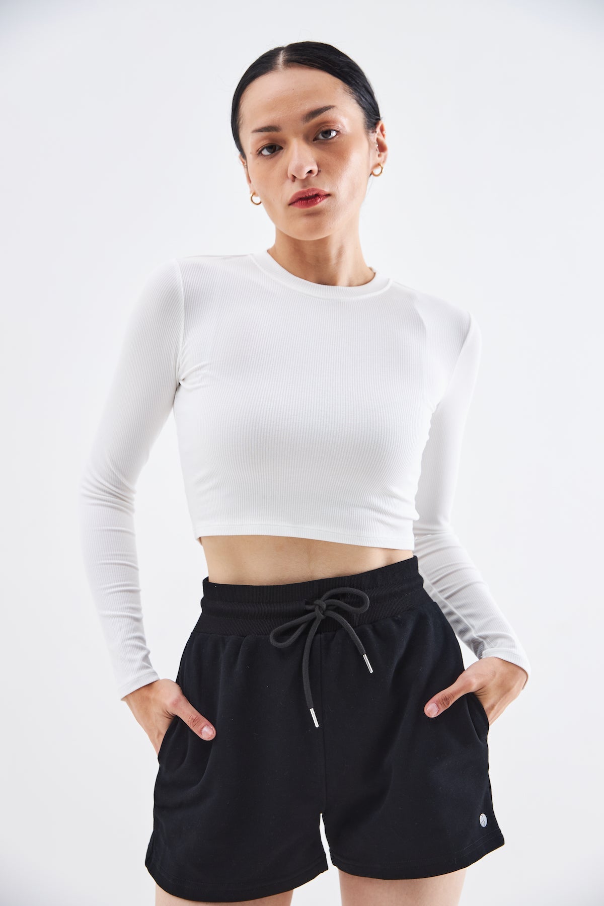 Warmth Long Sleeve Top In White